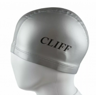 Шапочка для плавания CLIFF силиконовая с лайкрой